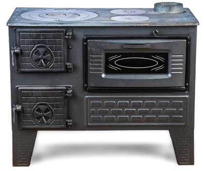 Отопительно-варочная печь МастерПечь ПВ-04 с духовым шкафом, 7,5 кВт в Реже