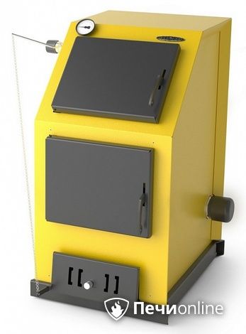 Твердотопливный котел TMF Оптимус Электро 25кВт АРТ ТЭН 6кВт желтый в Реже