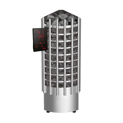 Электрокаменка для сауны Harvia Glow Corner TRC90XE c цифровой панелью управления в Реже