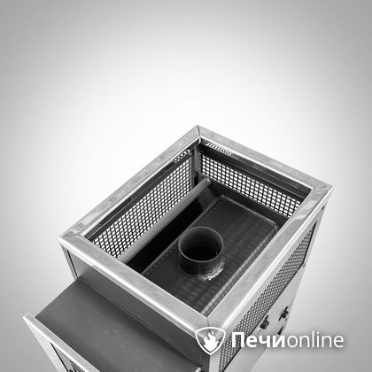 Дровяная банная печь Радуга ПБ-21 (встроенный теплообменник) 6 мм прочистная дверца в Реже